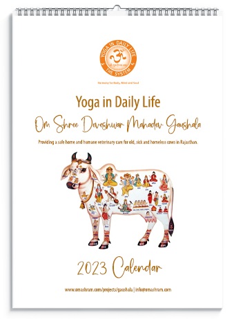Gaushala Calendar cover spiral bound