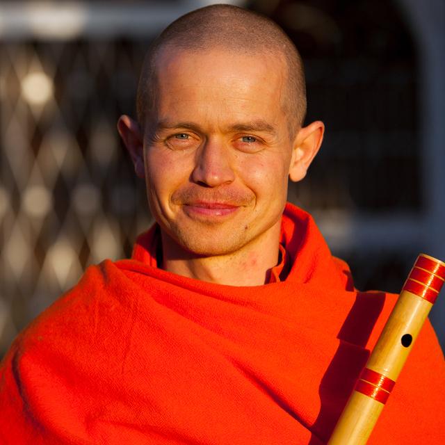 Swami Madhuram and flute