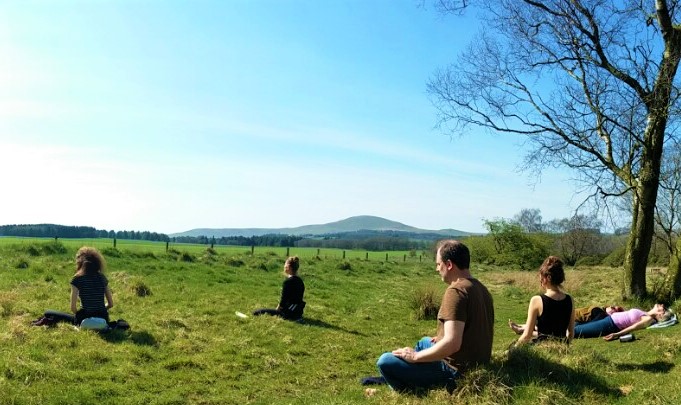 scotland retreat woods meditation