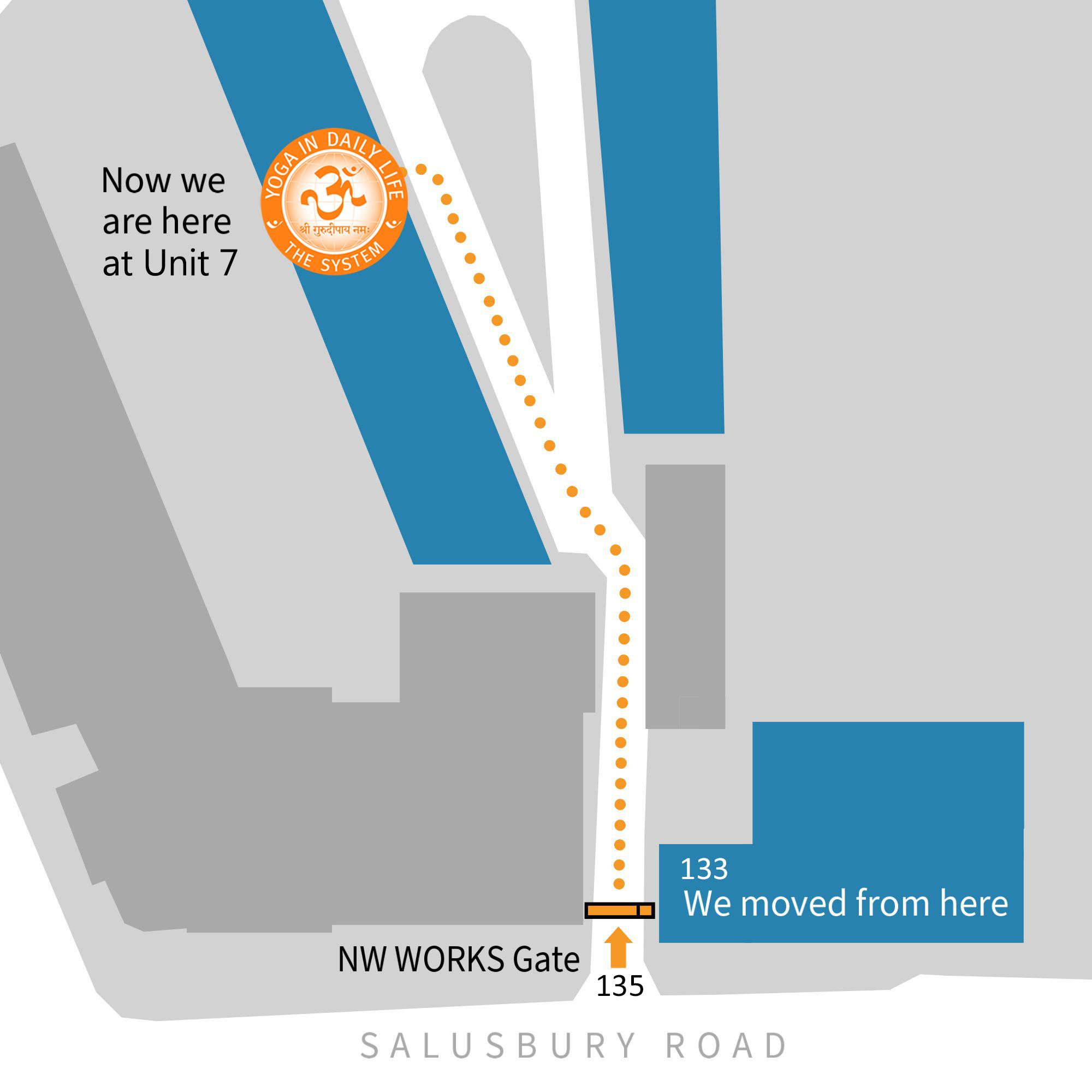 Map Route to Unit 7